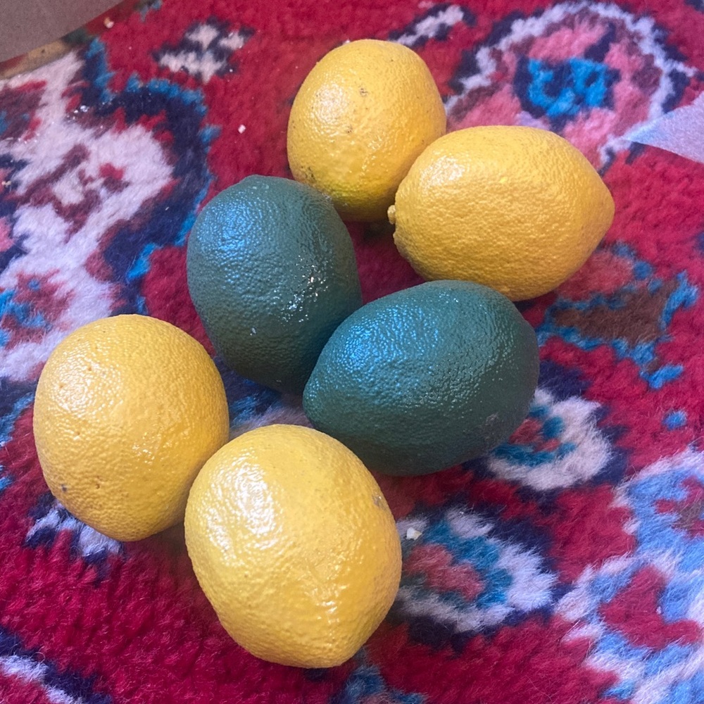 Vintage Faux Lemons and Limes Decor